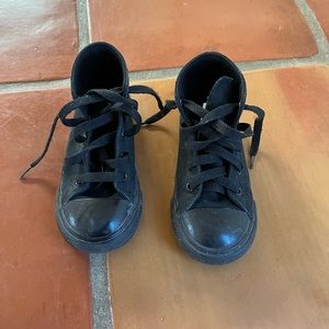 Black Converse Size 9 Toddler